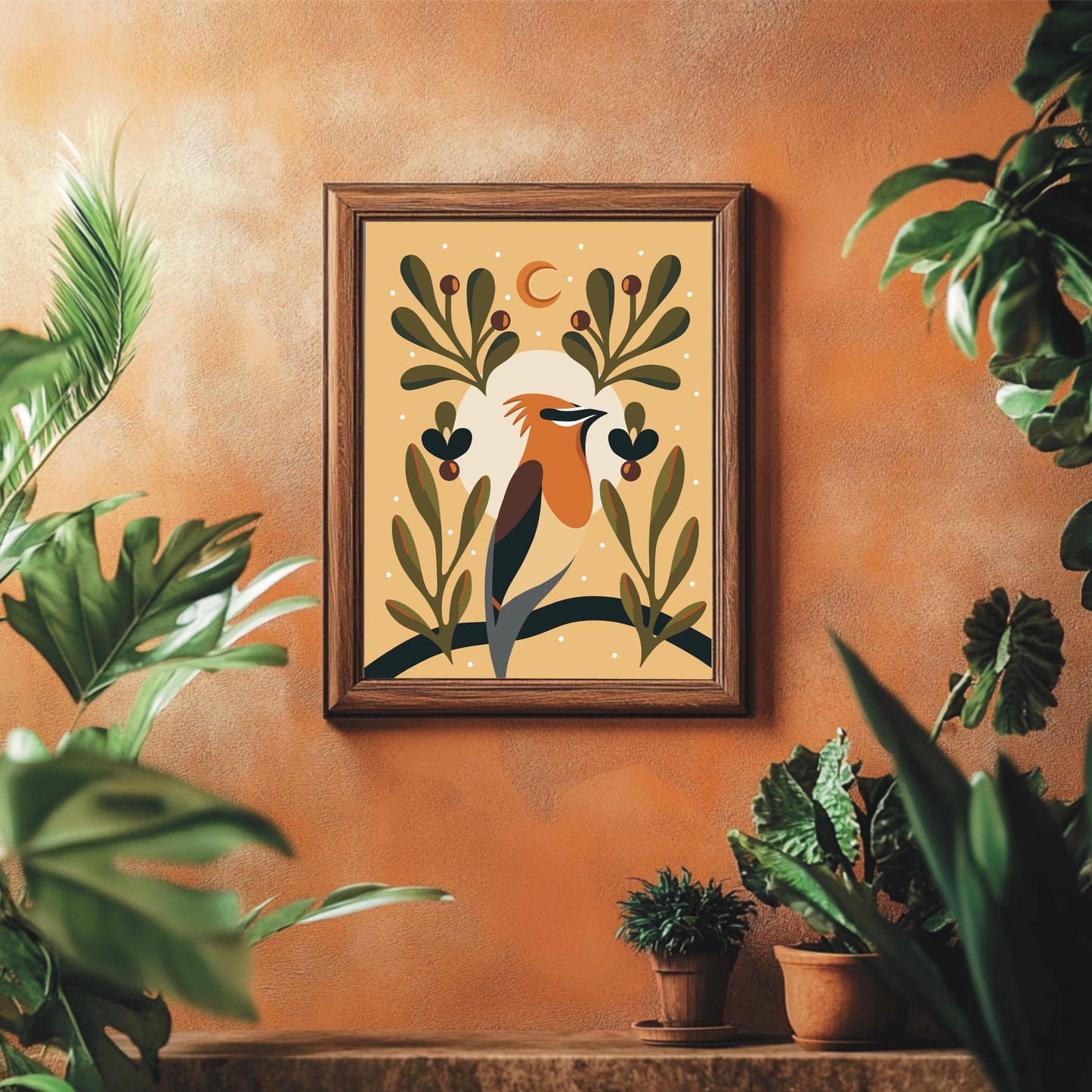 "Cedar Waxwing" Limited Edition Print