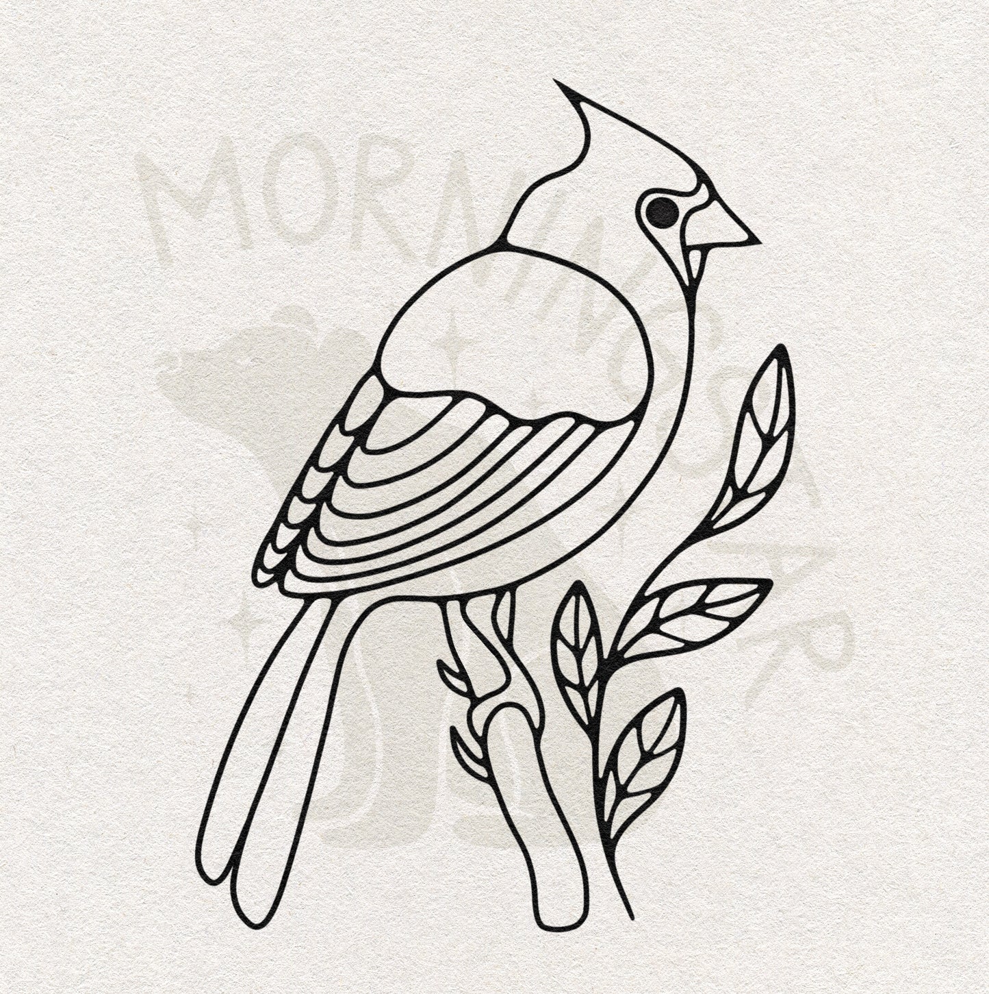 Tattoo Ticket - Cardinal