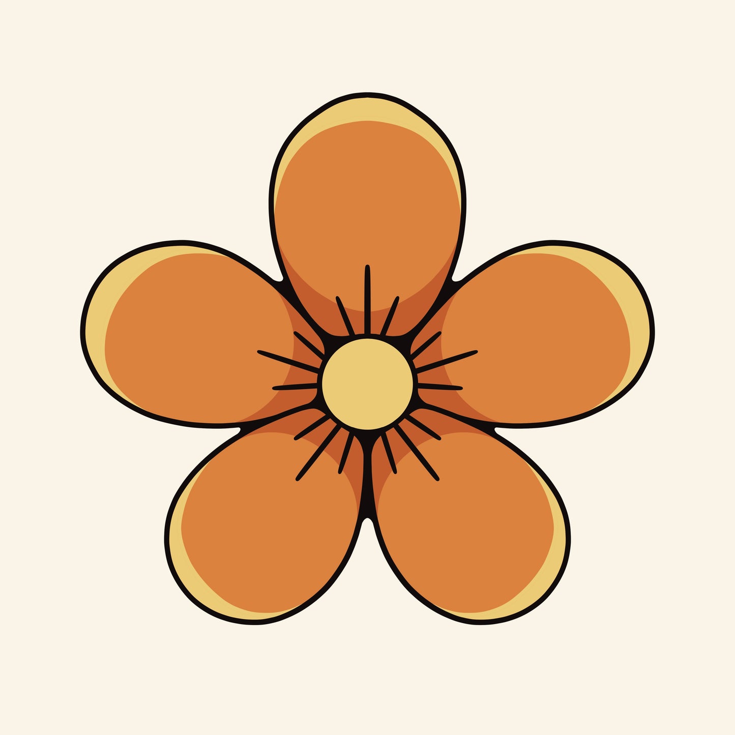 "Flower" Sticker