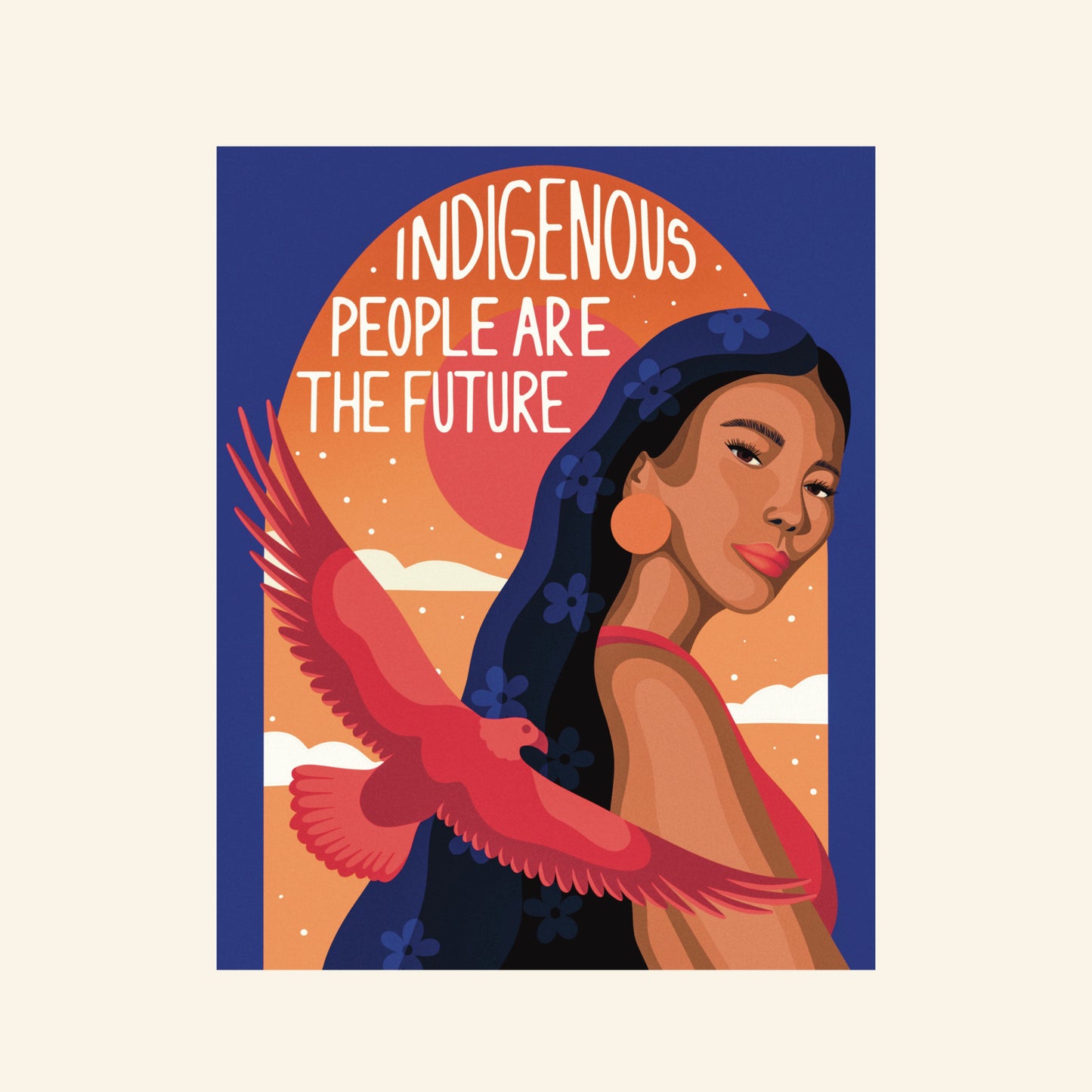 "Indigenous People are the Future" Sticker