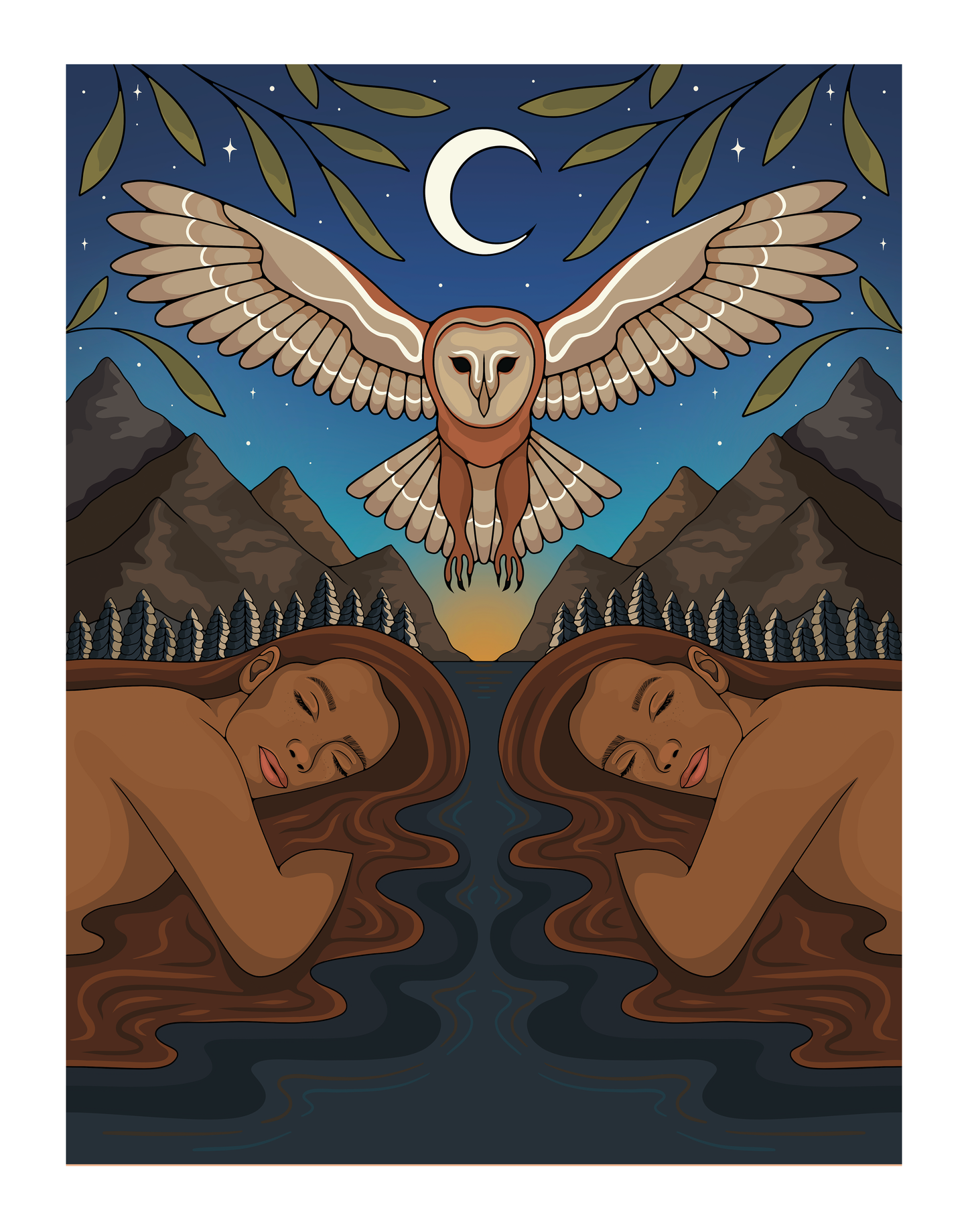 "Beneath the Mountains" Limited Edition Print