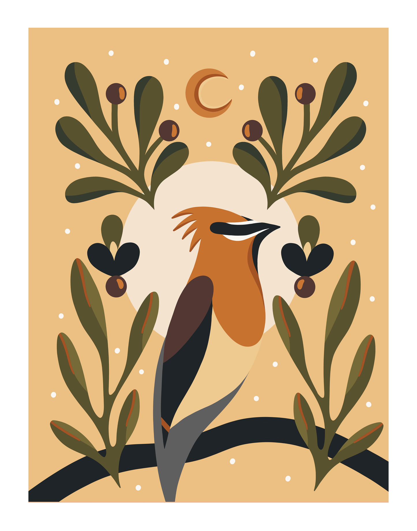 "Cedar Waxwing" Limited Edition Print