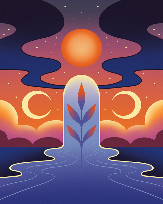 "My Mind Transcends Time and Space" Open Edition Print