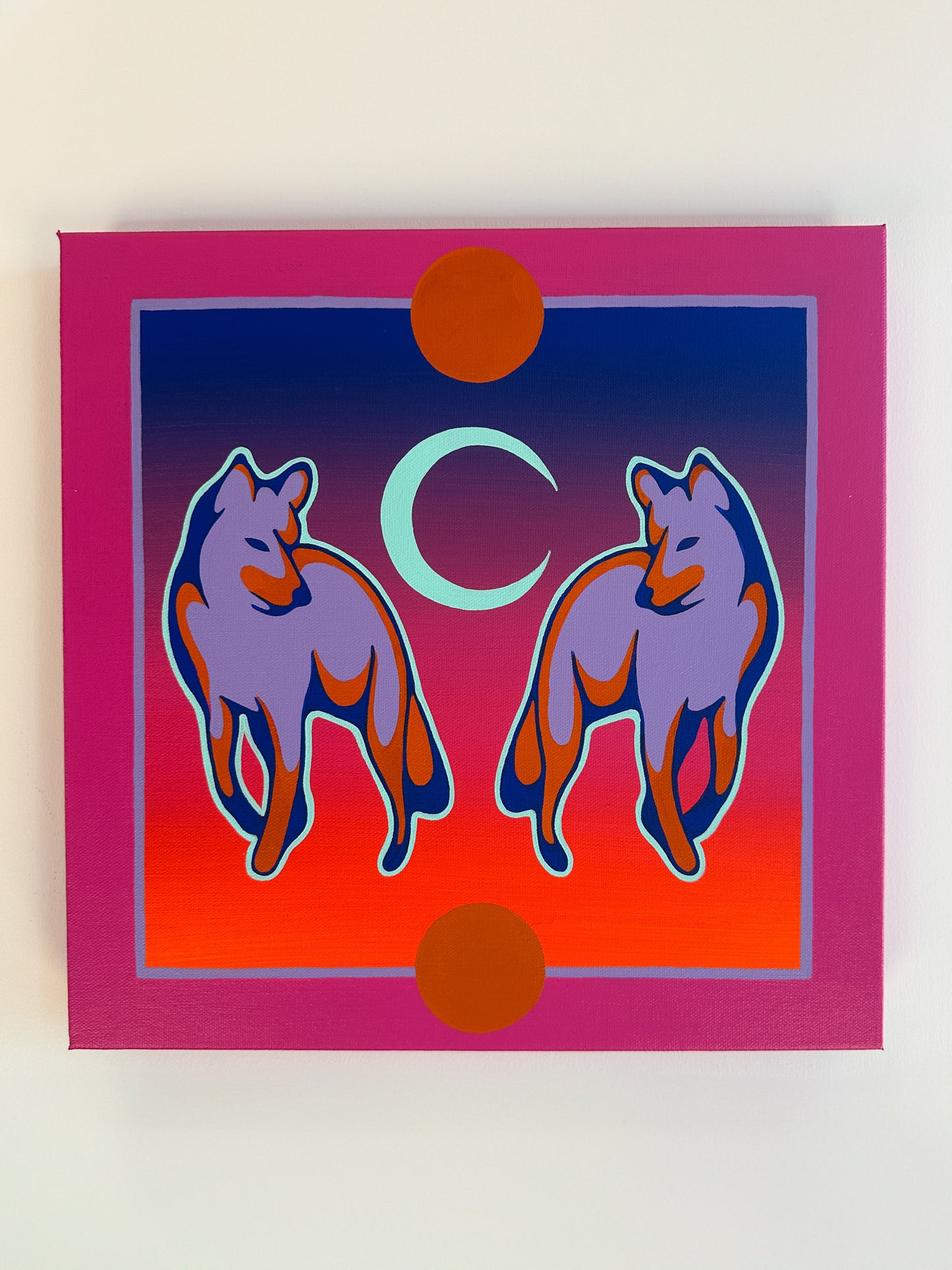 "All of this Matters - Coyotes" (2026) Painting