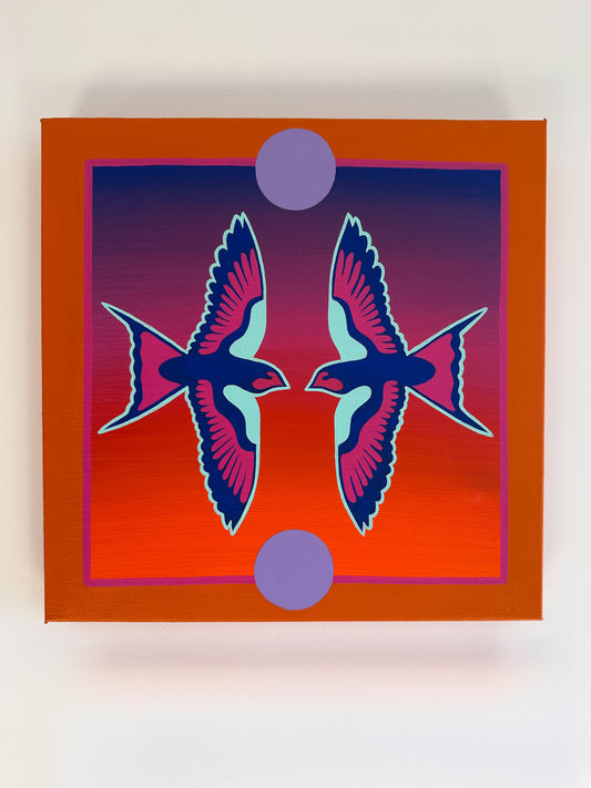 "All of this Matters - Swallows" (2026) Painting