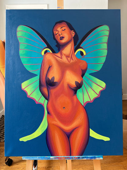 "Moon Soul" (2025) Painting