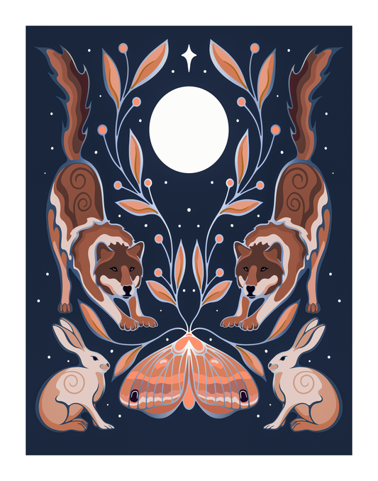 "Wolf Moon" Limited Edition Print