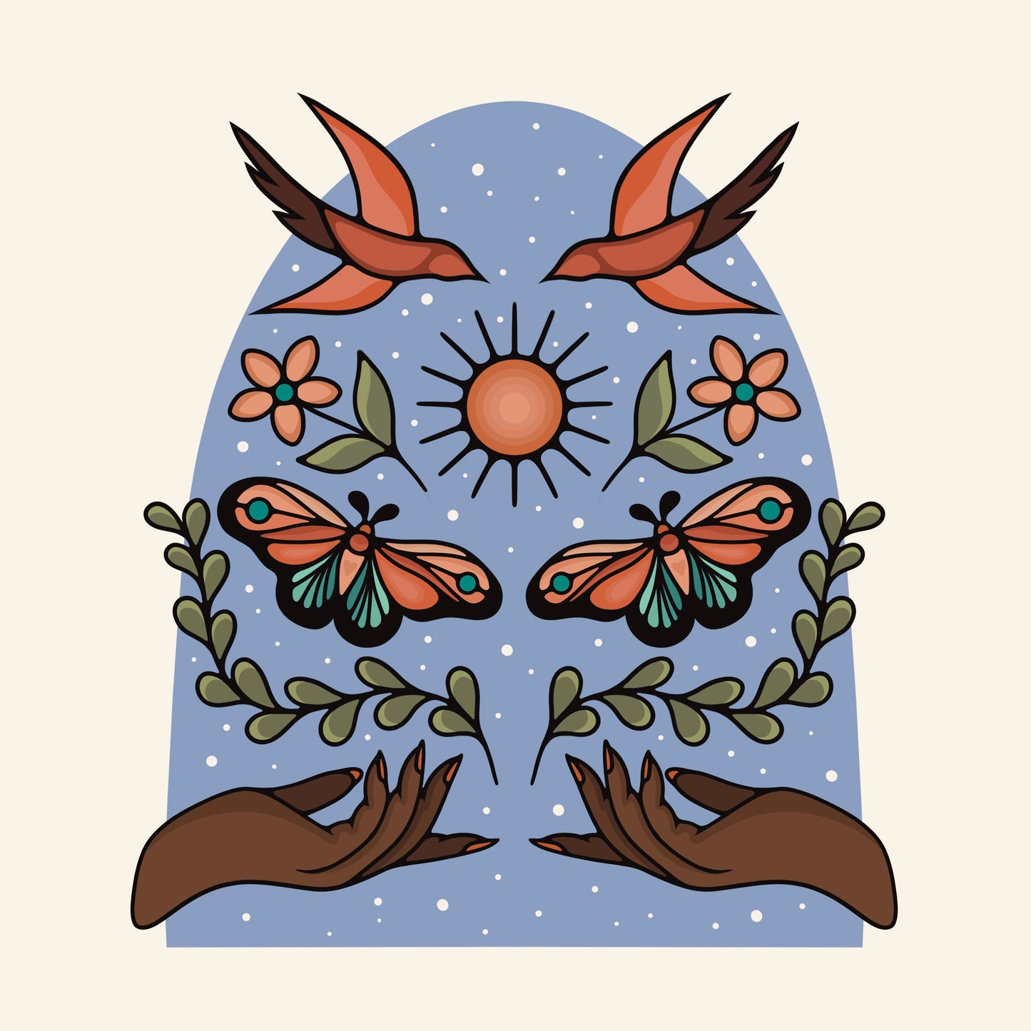 "In Bloom" Sticker