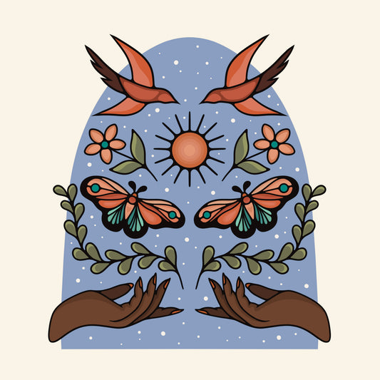 "In Bloom" Sticker