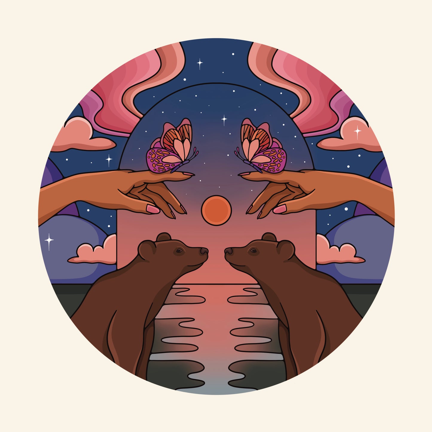 "The Place Between the Stars" Sticker