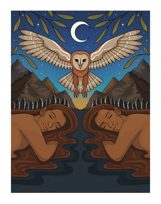 "Beneath the Mountains" Limited Edition Print