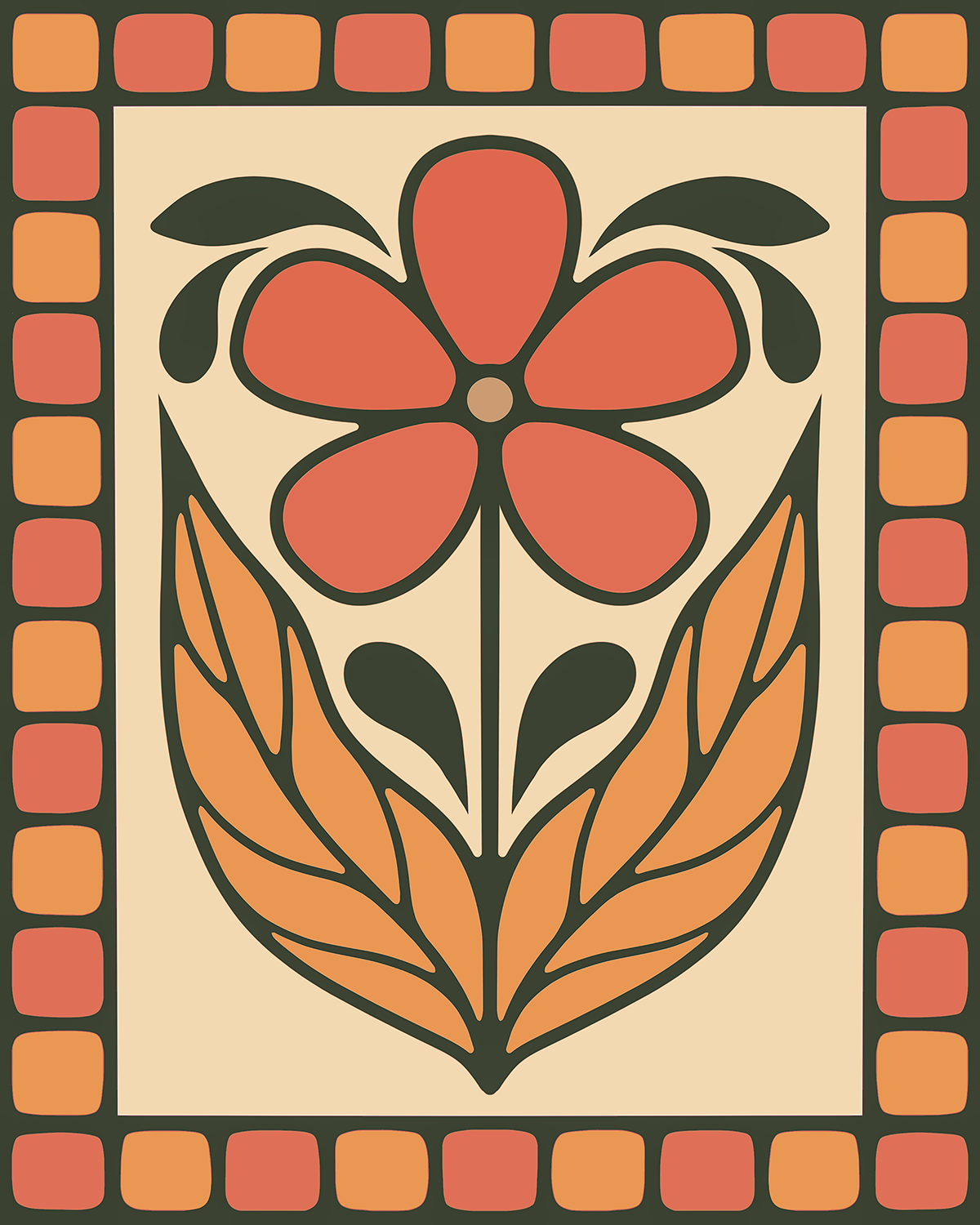 "Blossom - Green" Open Edition Print