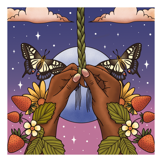 "Braiding" Limited Edition Print