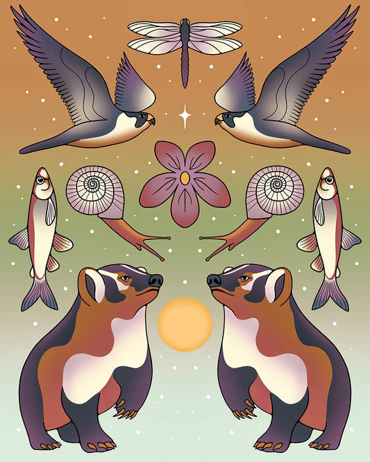 "Protect Endangered Species" Open Edition Print