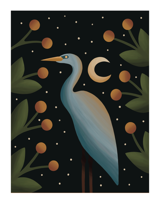 "Heron" Limited Edition Print