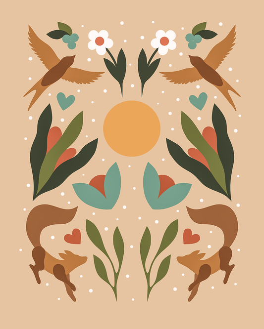 "Connections - Peach" Open Edition Print