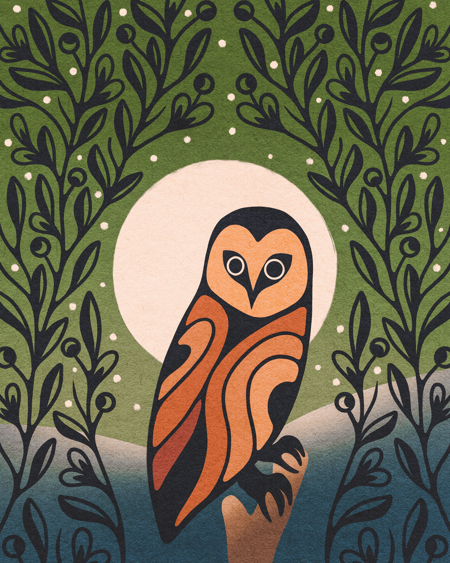 "Winter Rest" Series: Owl 2021